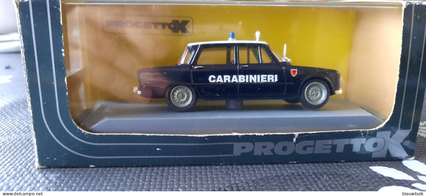 Progetto K Alfa Romeo Giulia Super Carabinieri 1974 - Otros & Sin Clasificación