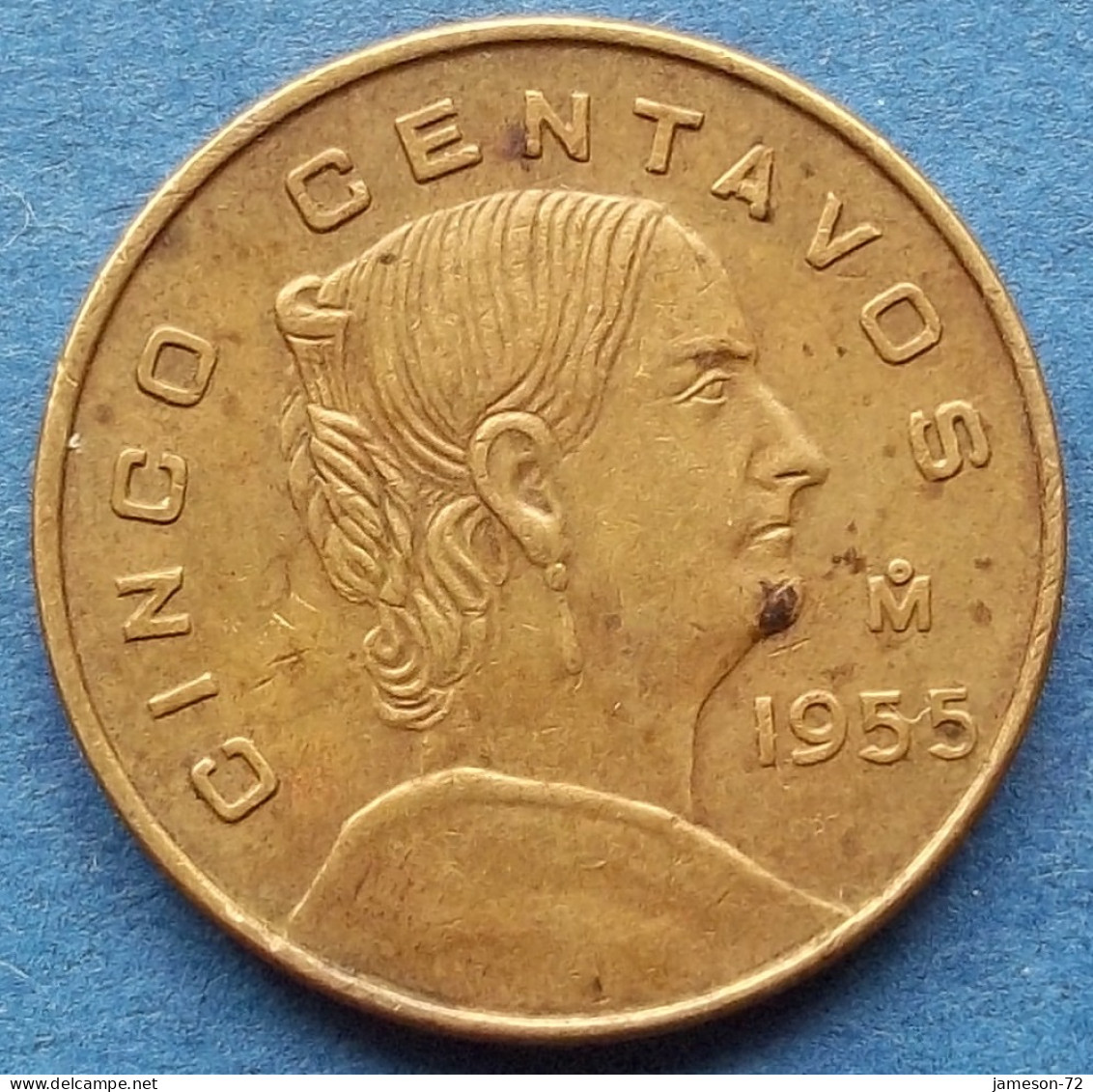 MEXICO - 5 Centavos 1955 Mo "Josefa Ortiz De Domínguez" KM# 426 Estados Unidos Mexicanos - Edelweiss Coins - Mexico