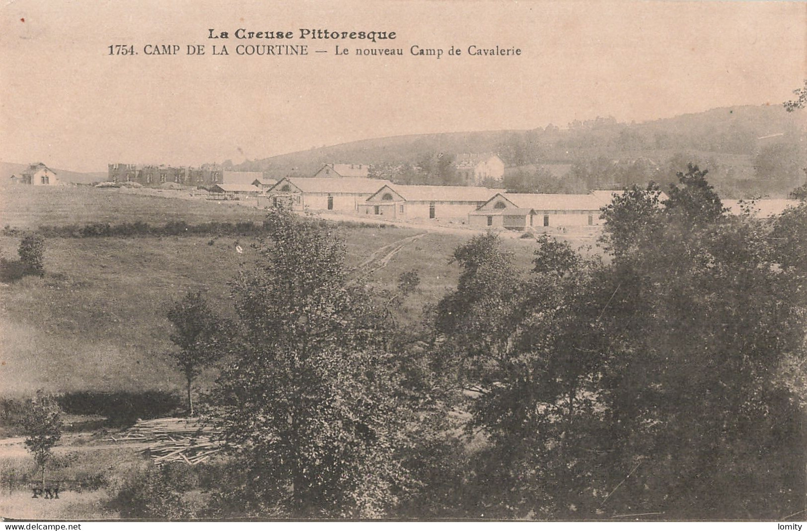 déstockage lot 16 cartes postales militaires militaire caserne camp Mailly Sainte Suzanne Bourges Orleans Courtine