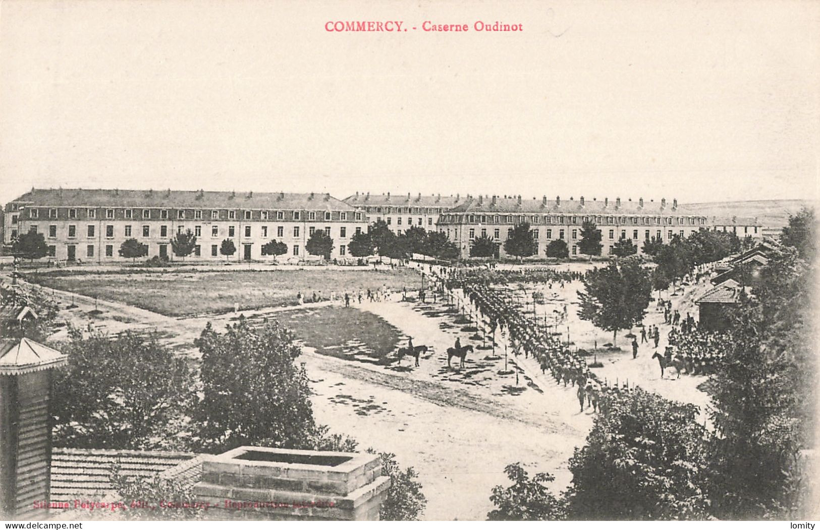 déstockage lot 16 cartes postales militaires militaire caserne camp Mailly Sainte Suzanne Bourges Orleans Courtine