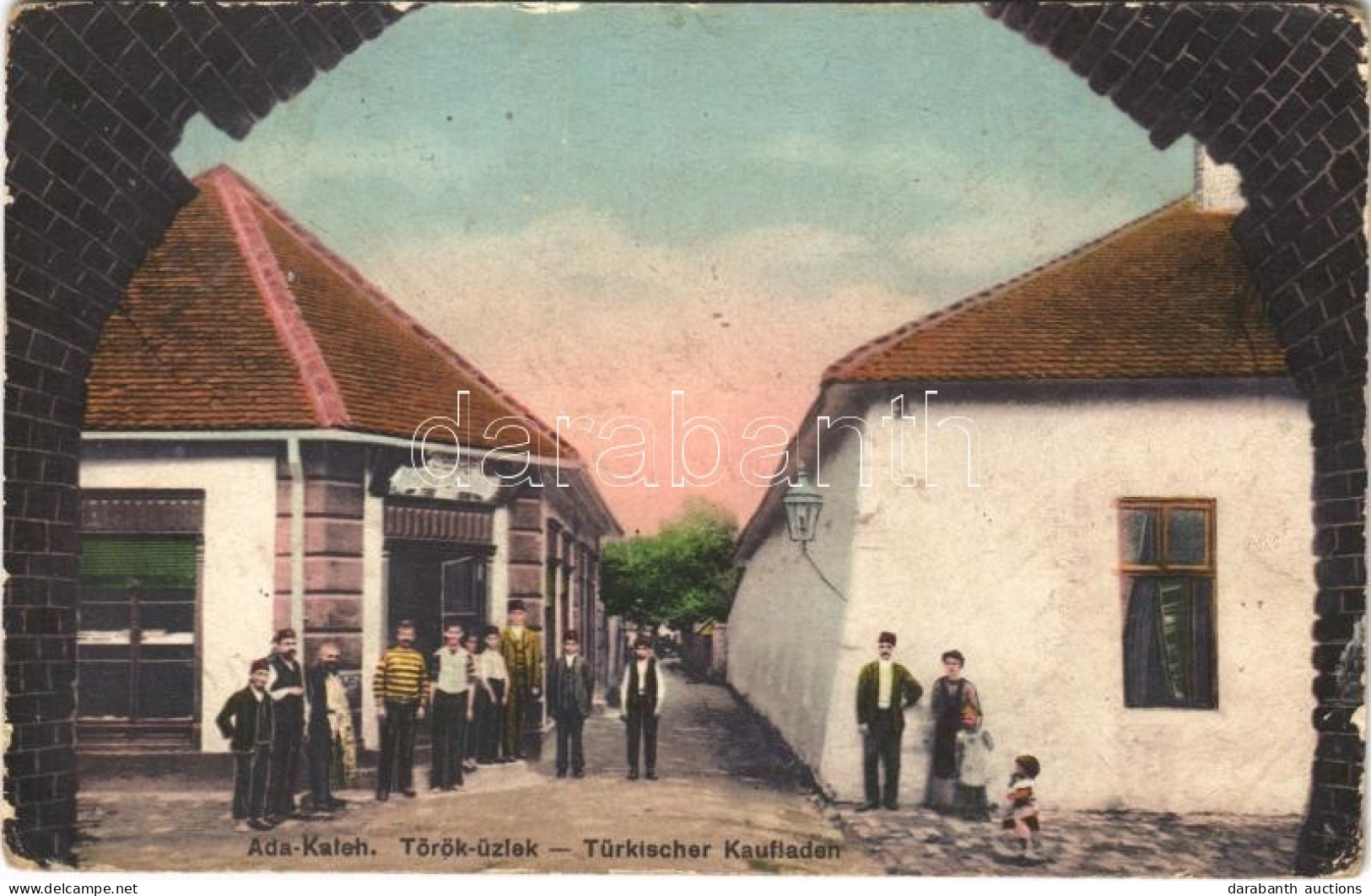 T3 1916 Ada Kaleh, Török üzletek, Bazár / Türkischer Kaufladen / Turkish Shops, Bazaar (EB) - Ohne Zuordnung