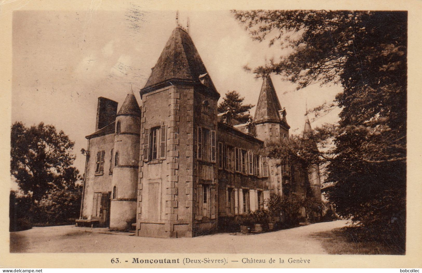 MONCOUTANT (Deux-Sèvres): Château De La Genève - Moncoutant