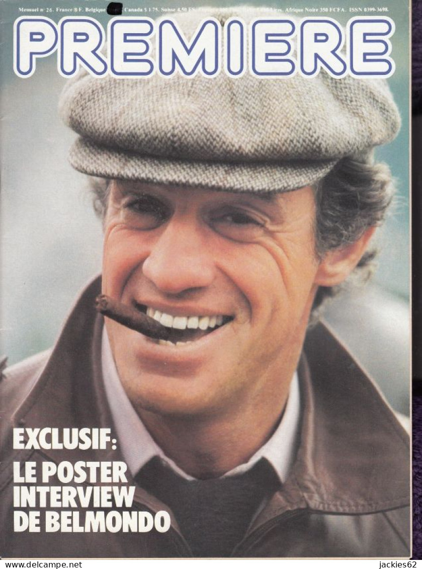16/ PREMIERE N° 26/1979, Voir Sommaire, Belmondo, Huster, Mairesse, Poster Et Fiches Inclus - Cinéma