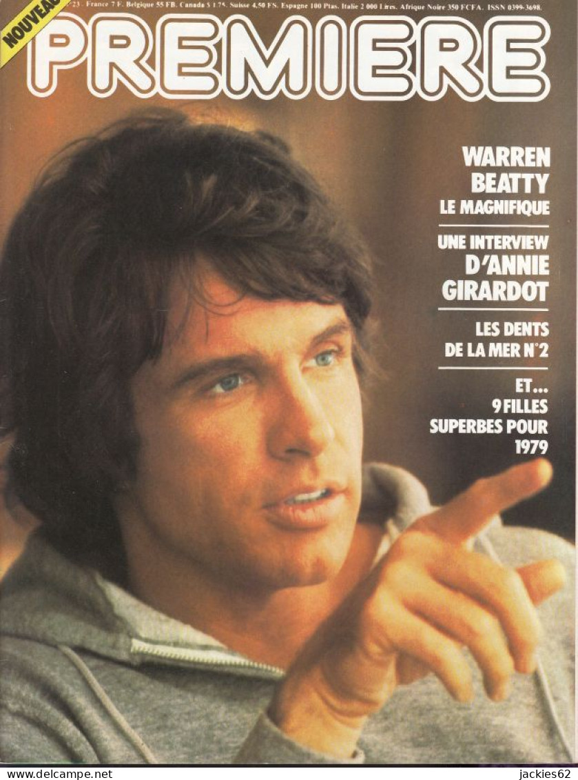 13/ PREMIERE N° 23/1978, Voir Sommaire, Beatty, Girardot, Fiches Incluses - Cinema