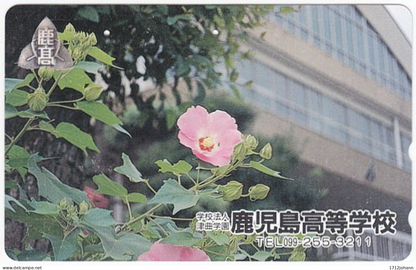 JAPAN U-746 Magnetic NTT [110-016] - Plant, Flower - Used - Japon