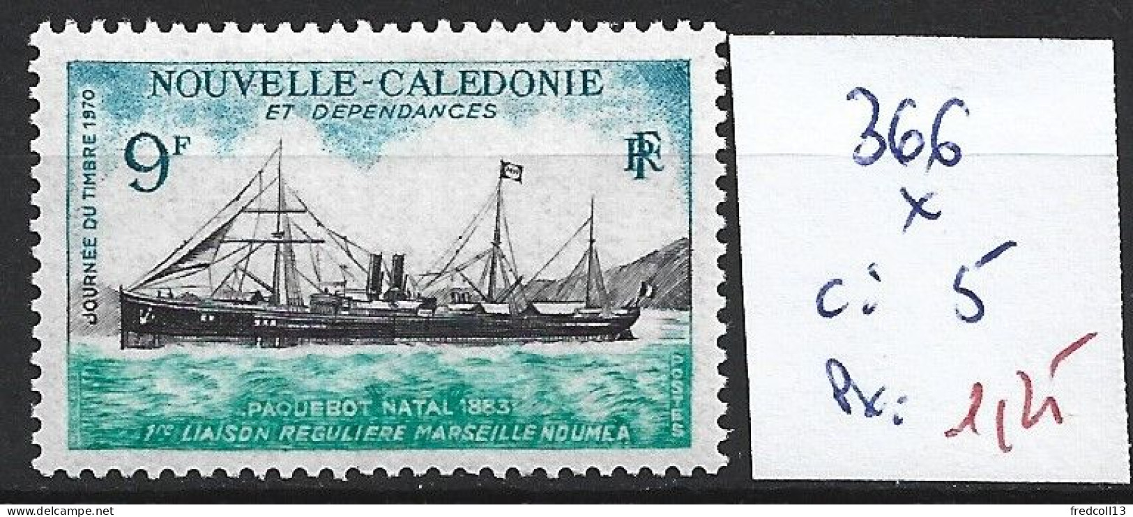 NOUVELLE-CALEDONIE 366 * Côte 5 € - Unused Stamps