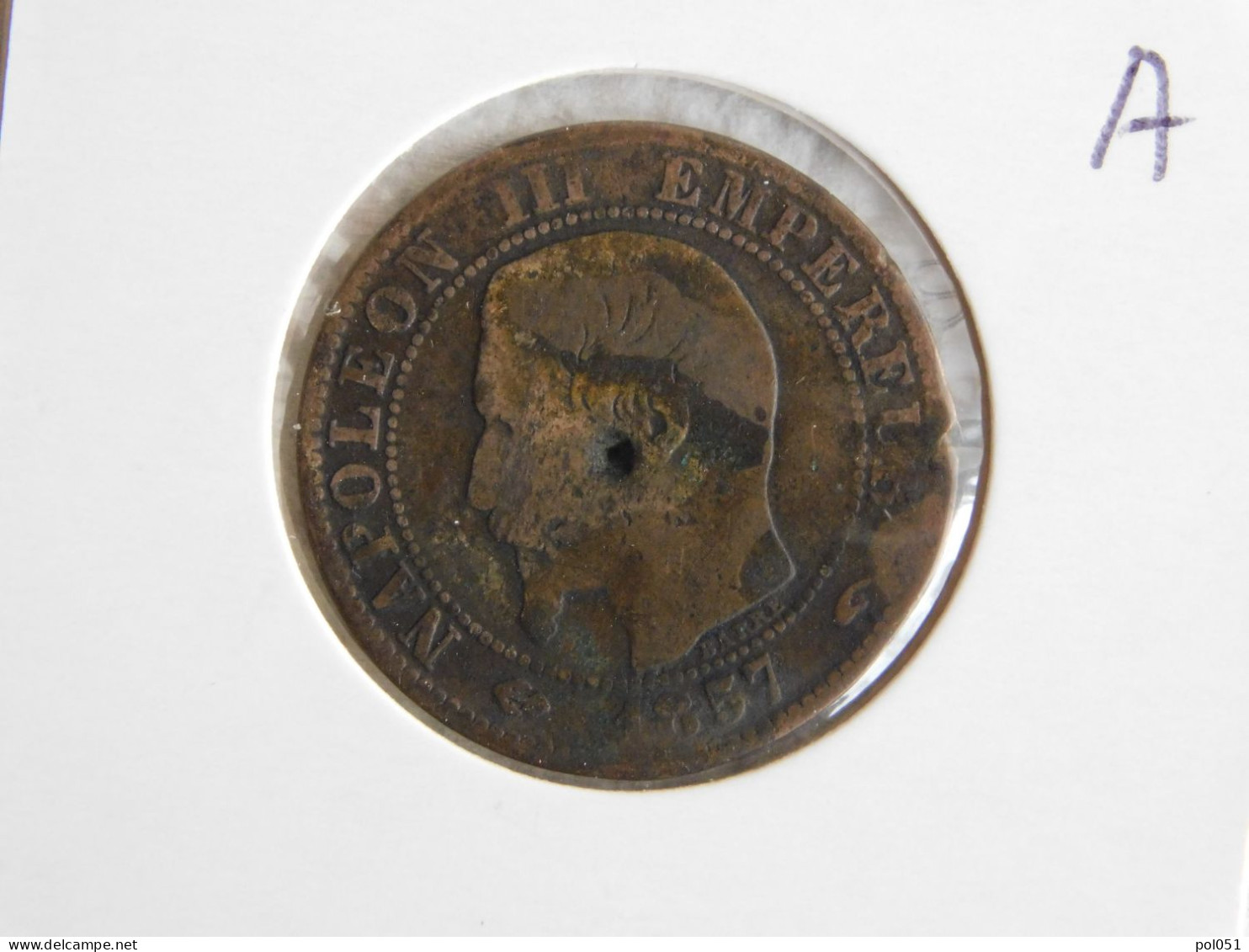 France 5 Centimes 1857 A (115) - 5 Centimes