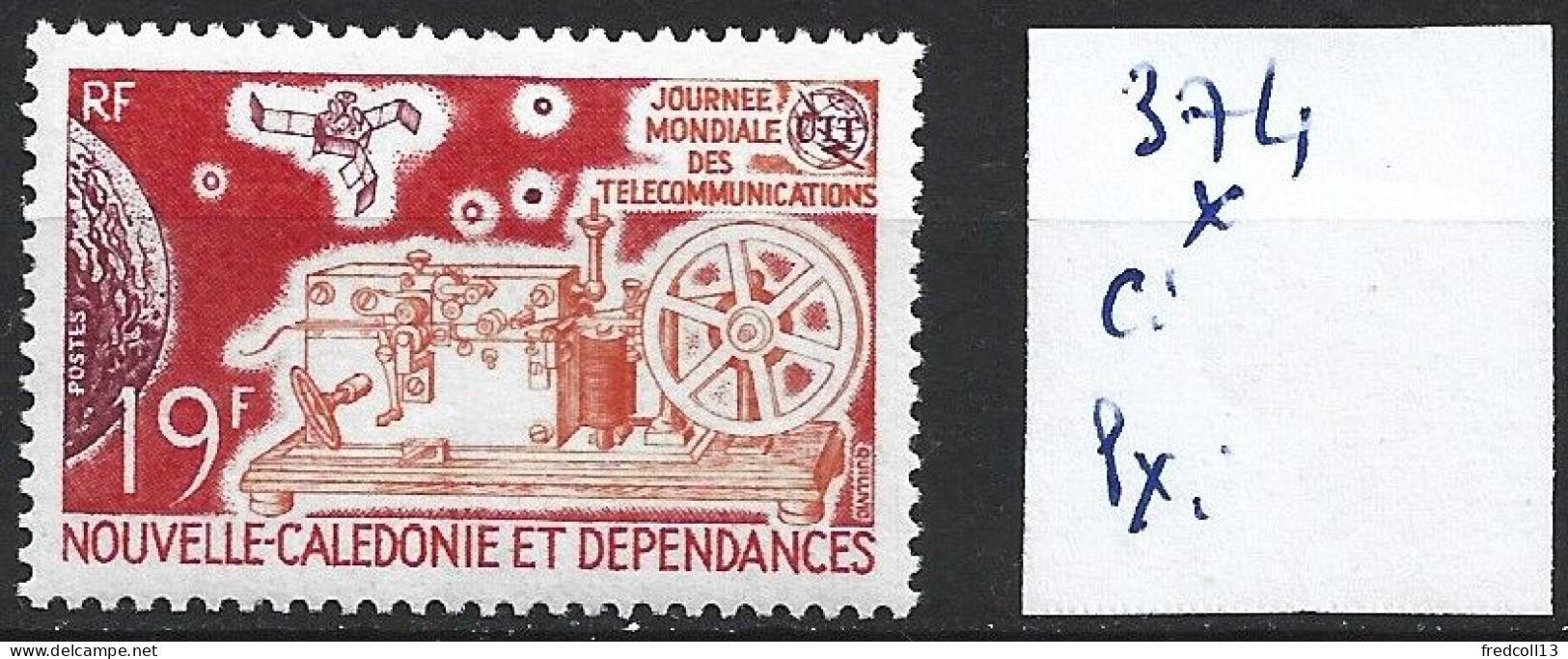 NOUVELLE-CALEDONIE 374 * Côte 4 € - Unused Stamps