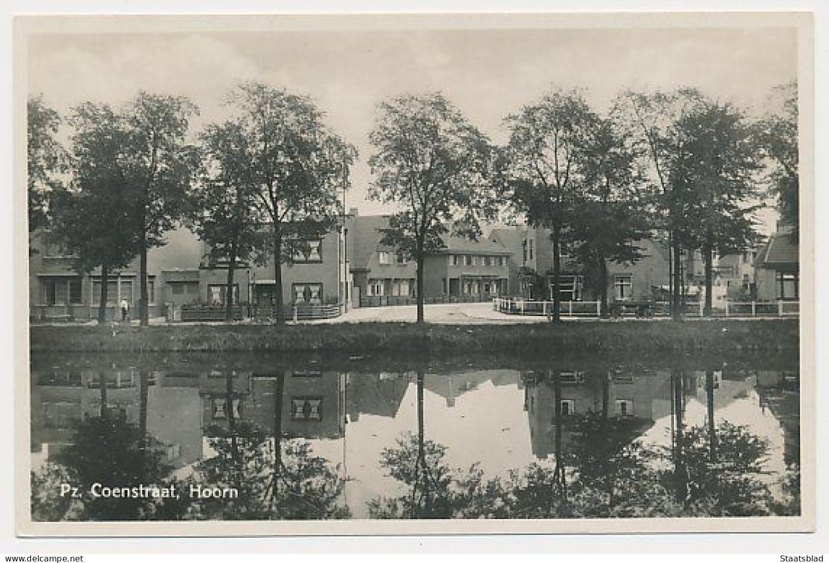 14- Prentbriefkaart Hoorn - Pz. Coenstraat - Hoorn