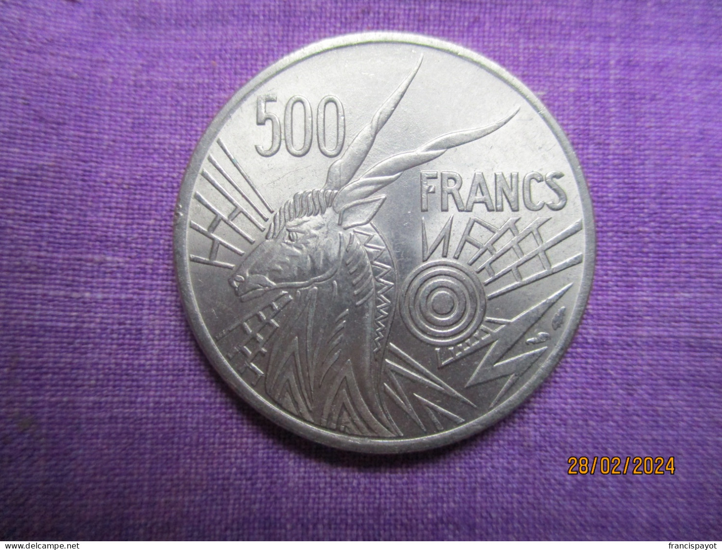 Banque Des Etats De L'Afrique Centrale: 500 Francs 1977 - Sonstige – Afrika