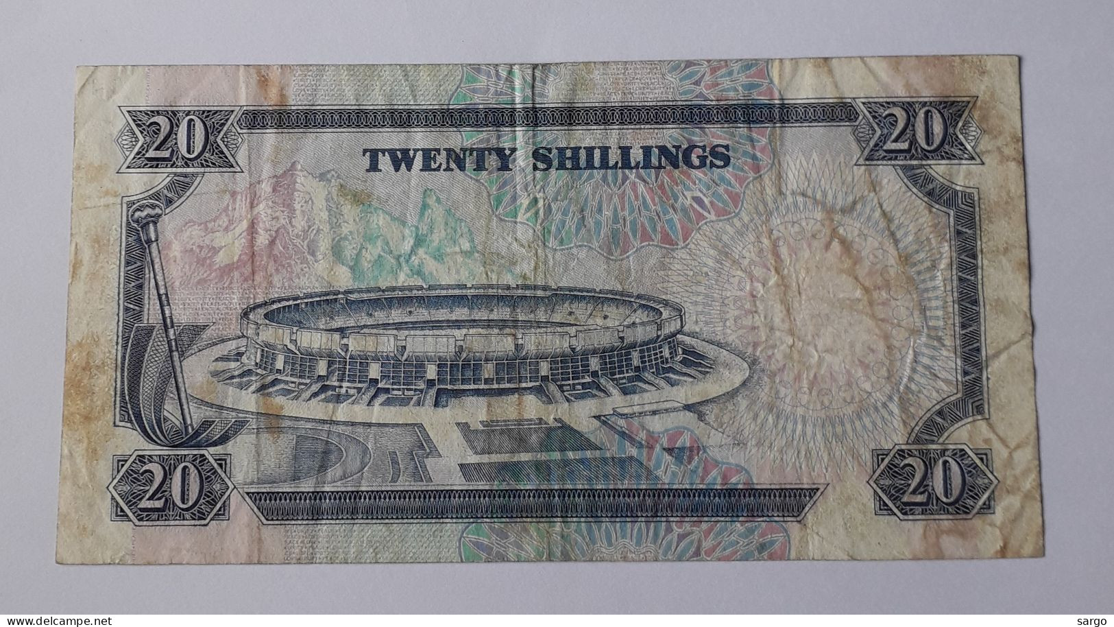 KENYA - 20 SHILLINGS - P 25  (1991) - CIRC - BANKNOTES - PAPER MONEY - CARTAMONETA - - Kenya