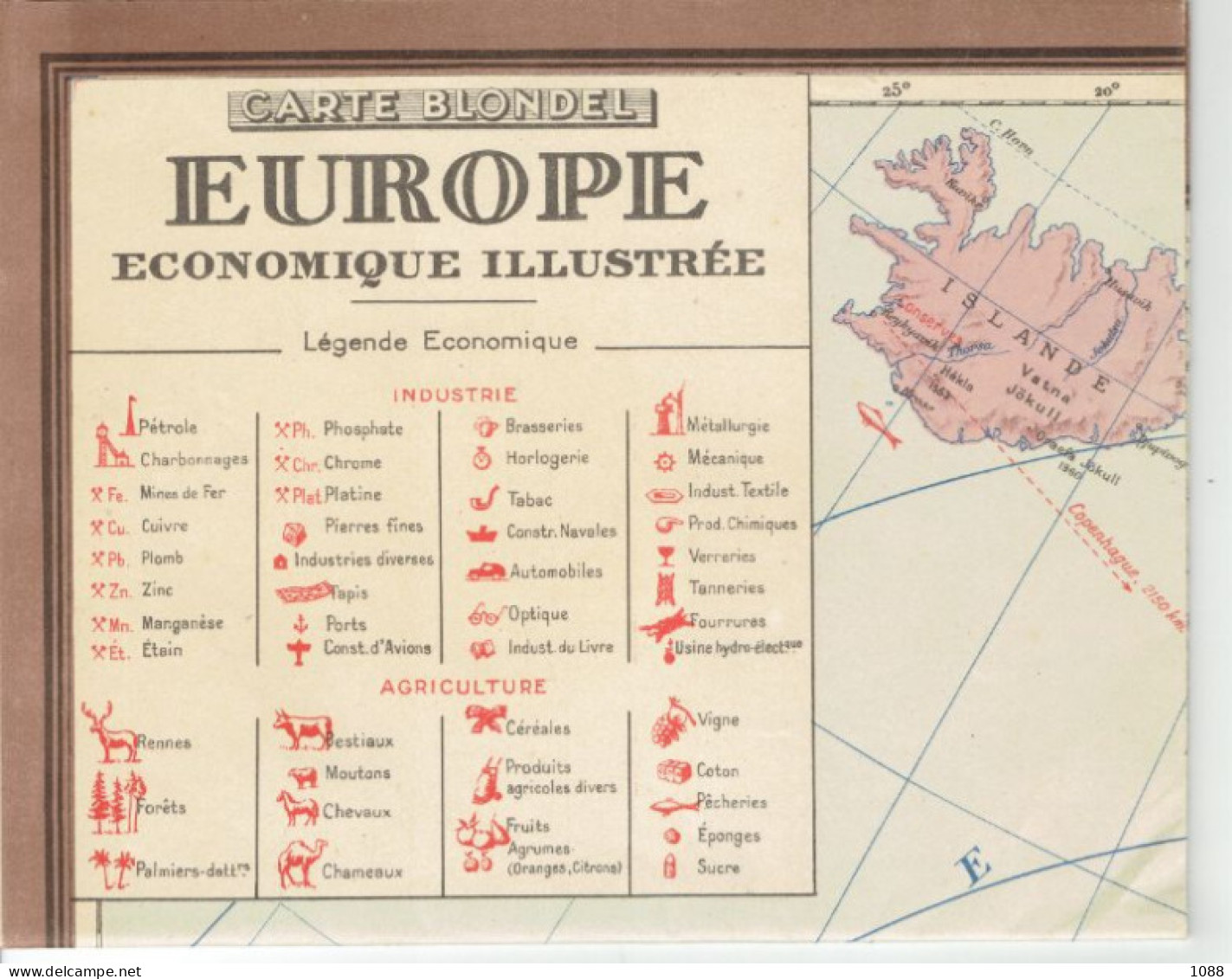 EUROPE - Cartes Routières