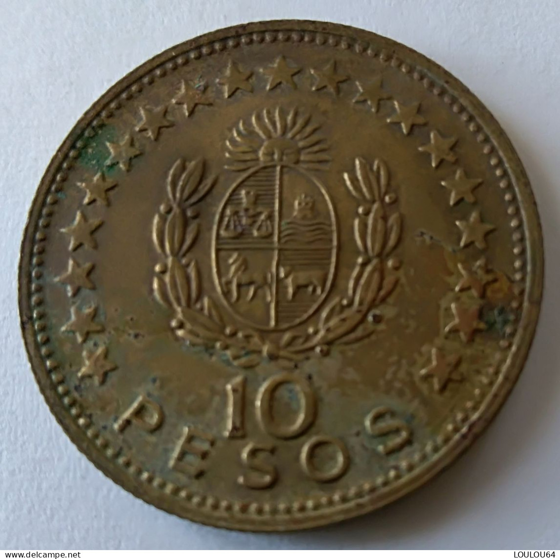 URUGUAY - 10 Pesos 1965 - Cu-Alu - - Uruguay