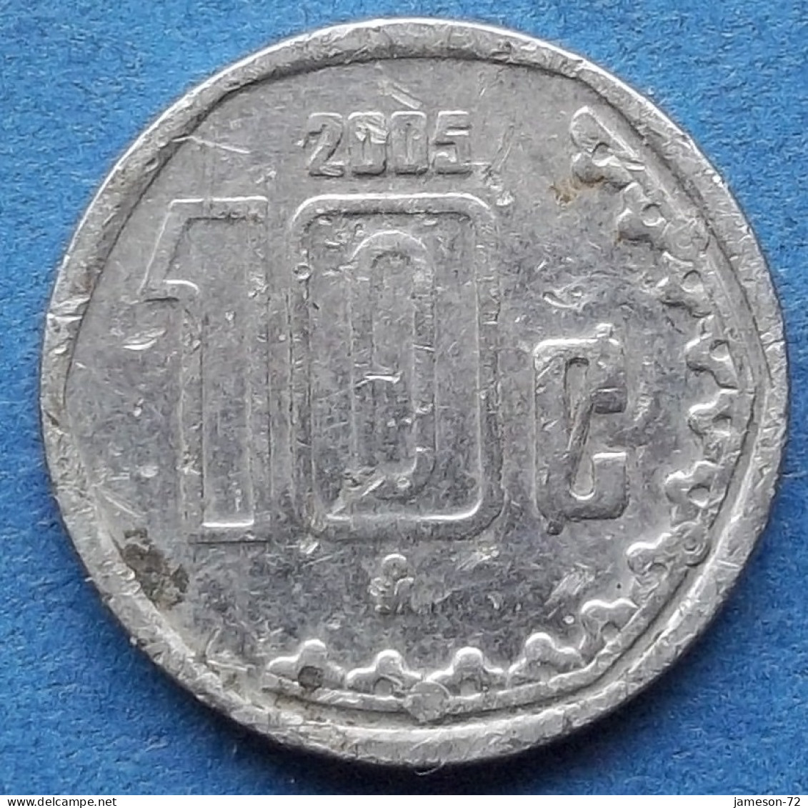 MEXICO - 10 Centavos 2005 Mo KM# 547 Estados Unidos Mexicanos Monetary Reform (1993) - Edelweiss Coins - Messico