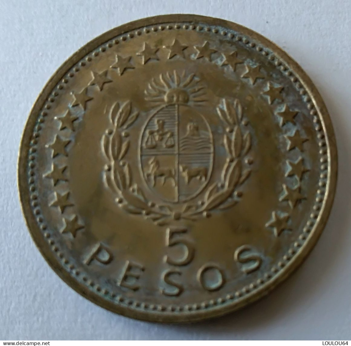 URUGUAY - 5 Pesos 1965 - Cu-Alu - - Uruguay