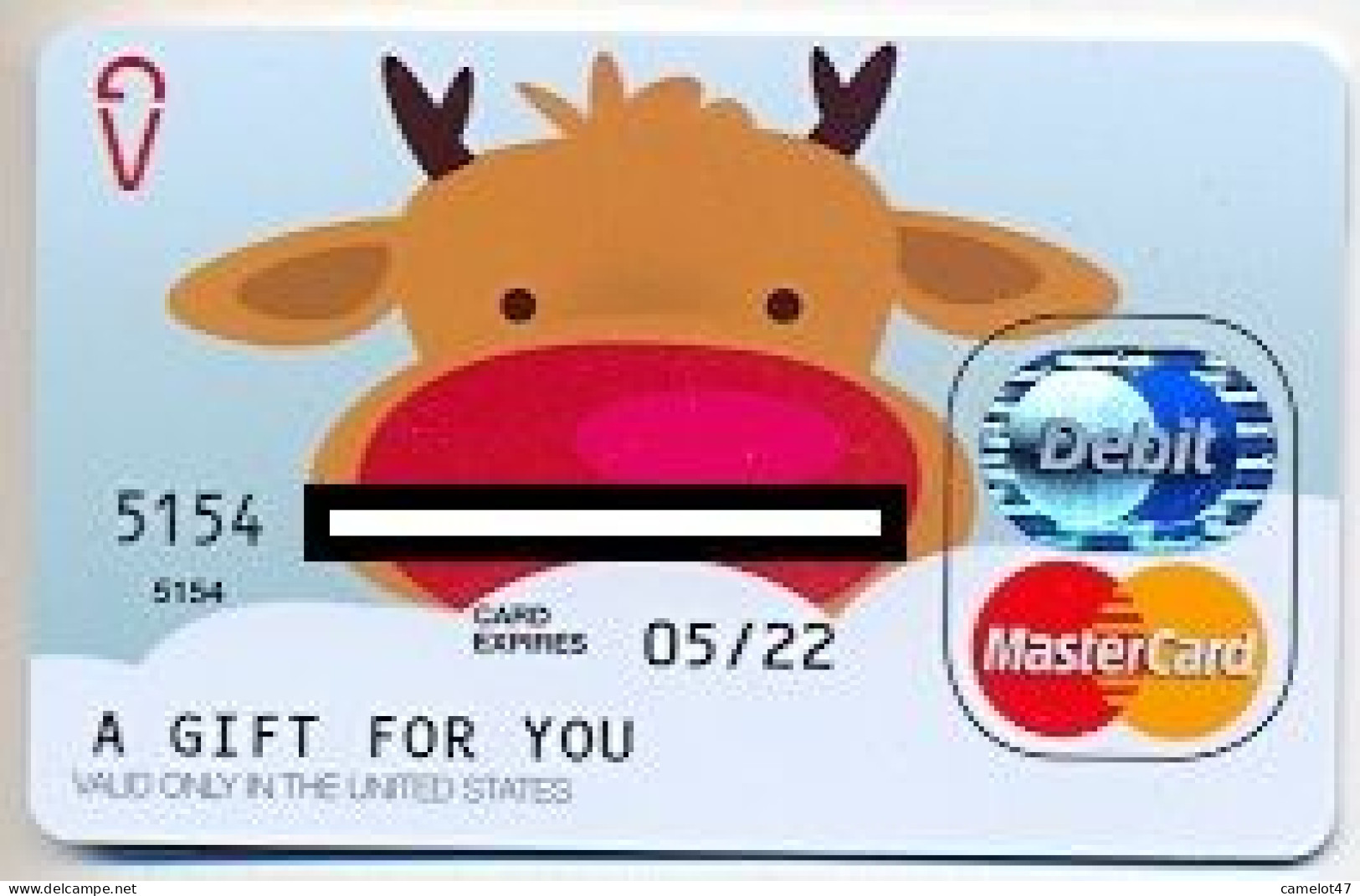 MasterCard, U.S.A., Carte Cadeau Pour Collection, Sans Valeur, # Mastercard-12 - Cartes De Fidélité Et Cadeau
