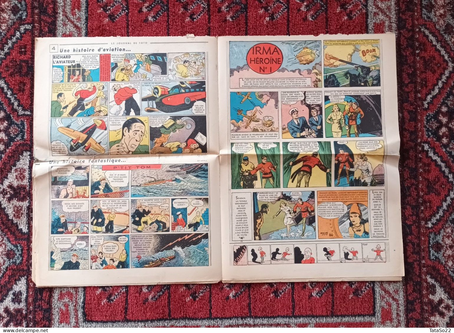 Le Journal De Toto N° 80 - Jeudi 15 Septembre 1938 - Les Aventures De Toto - Altri & Non Classificati