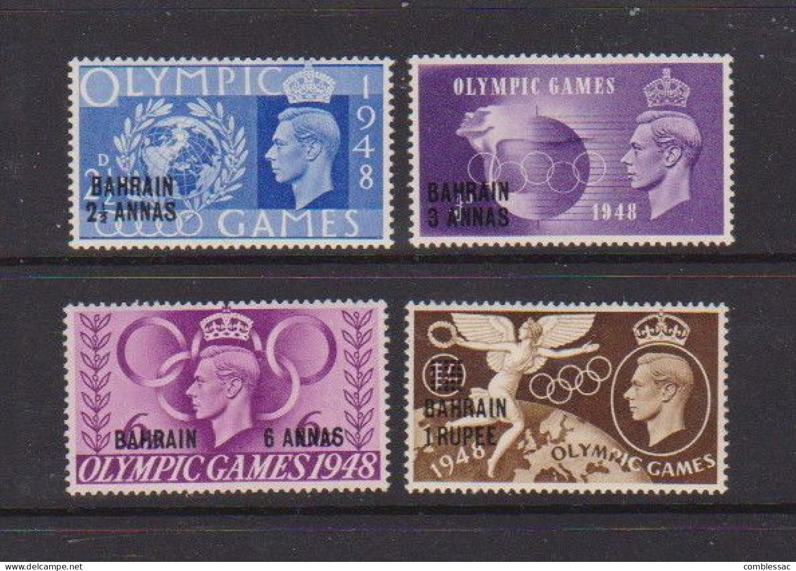 BAHRAIN    1948    Olympic  Games    Set  Of  4    MH - Bahrein (...-1965)