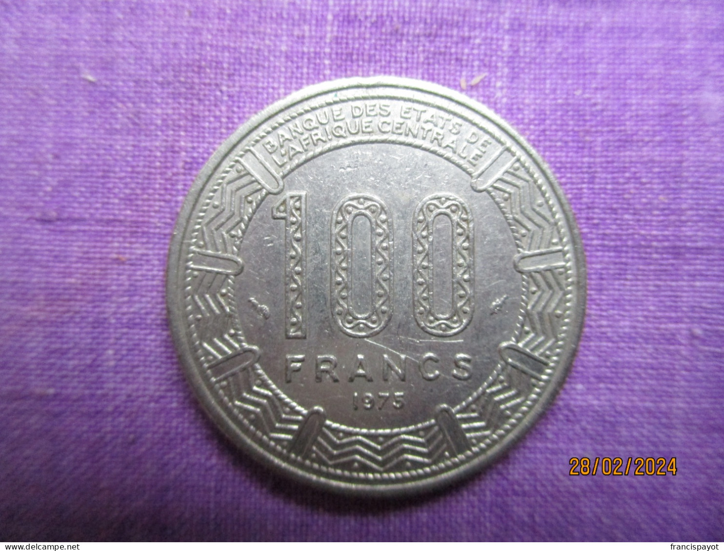Gabon: 100 Francs CFA 1975 - Gabun