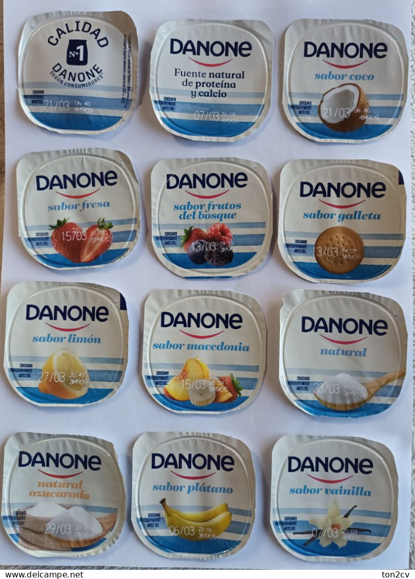 Yogurt Danone Spain 2024 - Coperchietti Di Panna Per Caffè