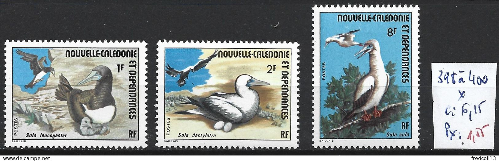 NOUVELLE-CALEDONIE 398 à 400 * Côte 6.15 € - Neufs