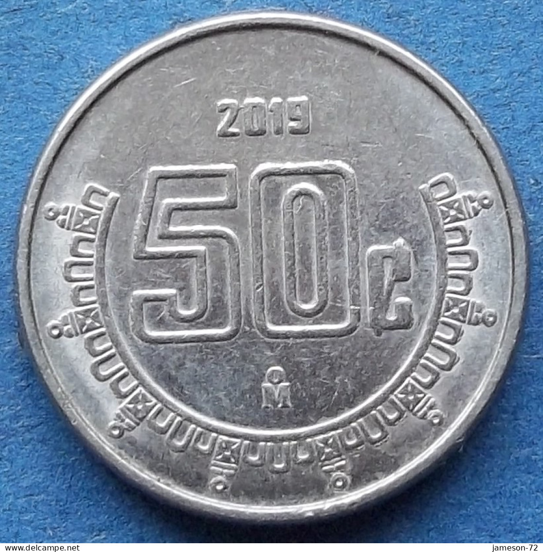 MEXICO - 50 Centavos 2019 Mo KM# 936 Estados Unidos Mexicanos Monetary Reform (1993) - Edelweiss Coins - Messico