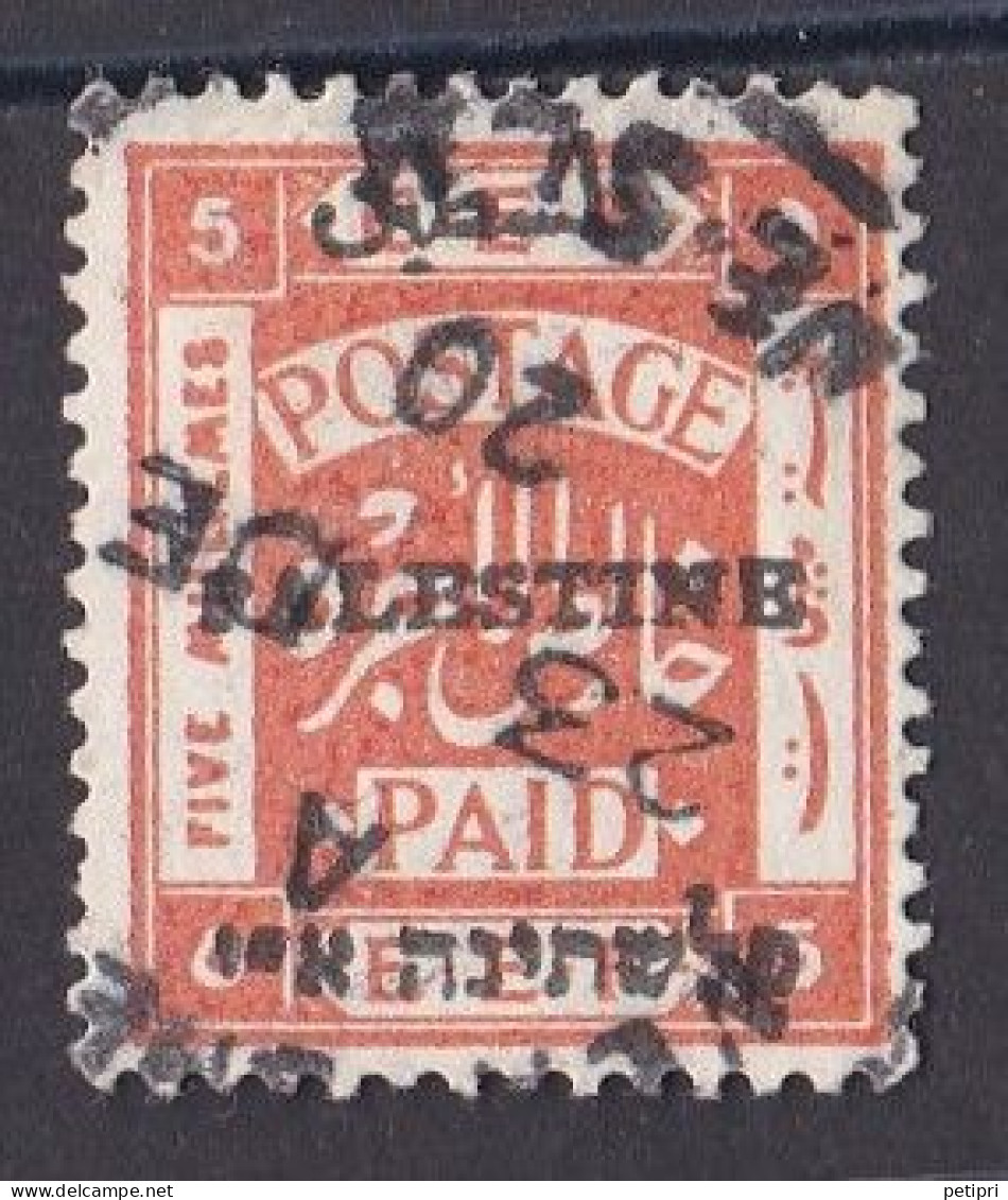 Palestine -  1928   Y&T  N ° 52  Oblitéré - Palestine