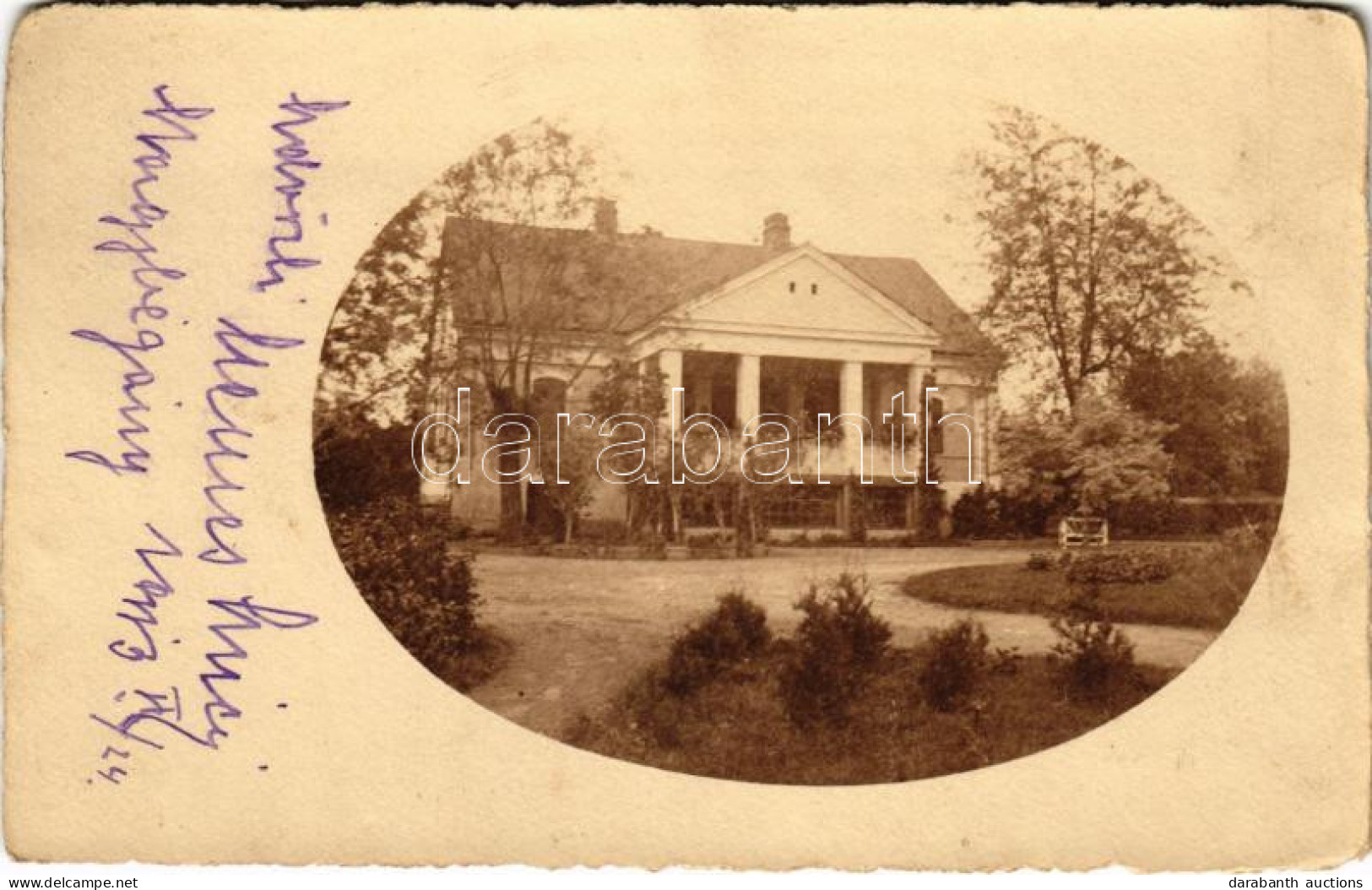 T2/T3 1913 Nagybégány, Velika Bijhany, Velyka Byihan; Kastély / Castle. Photo (EK) - Ohne Zuordnung