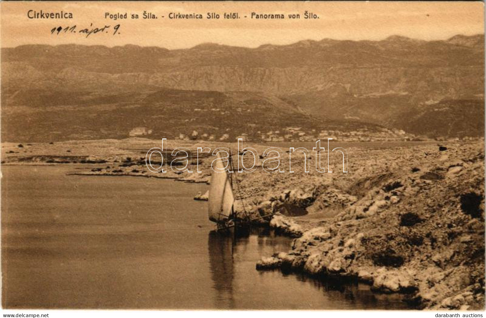 * T2 1911 Crikvenica, Cirkvenica; Pogled Sa Sila / Silo Felől / Panorama Von Silo / General View - Unclassified