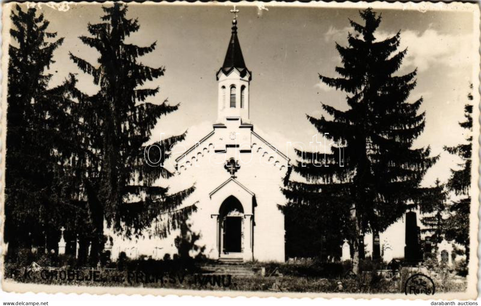 T2 1936 Bácsszentiván, Prigrevica; Temető Kápolna / Cemetery Chapel. Foto Ronto Photo - Ohne Zuordnung