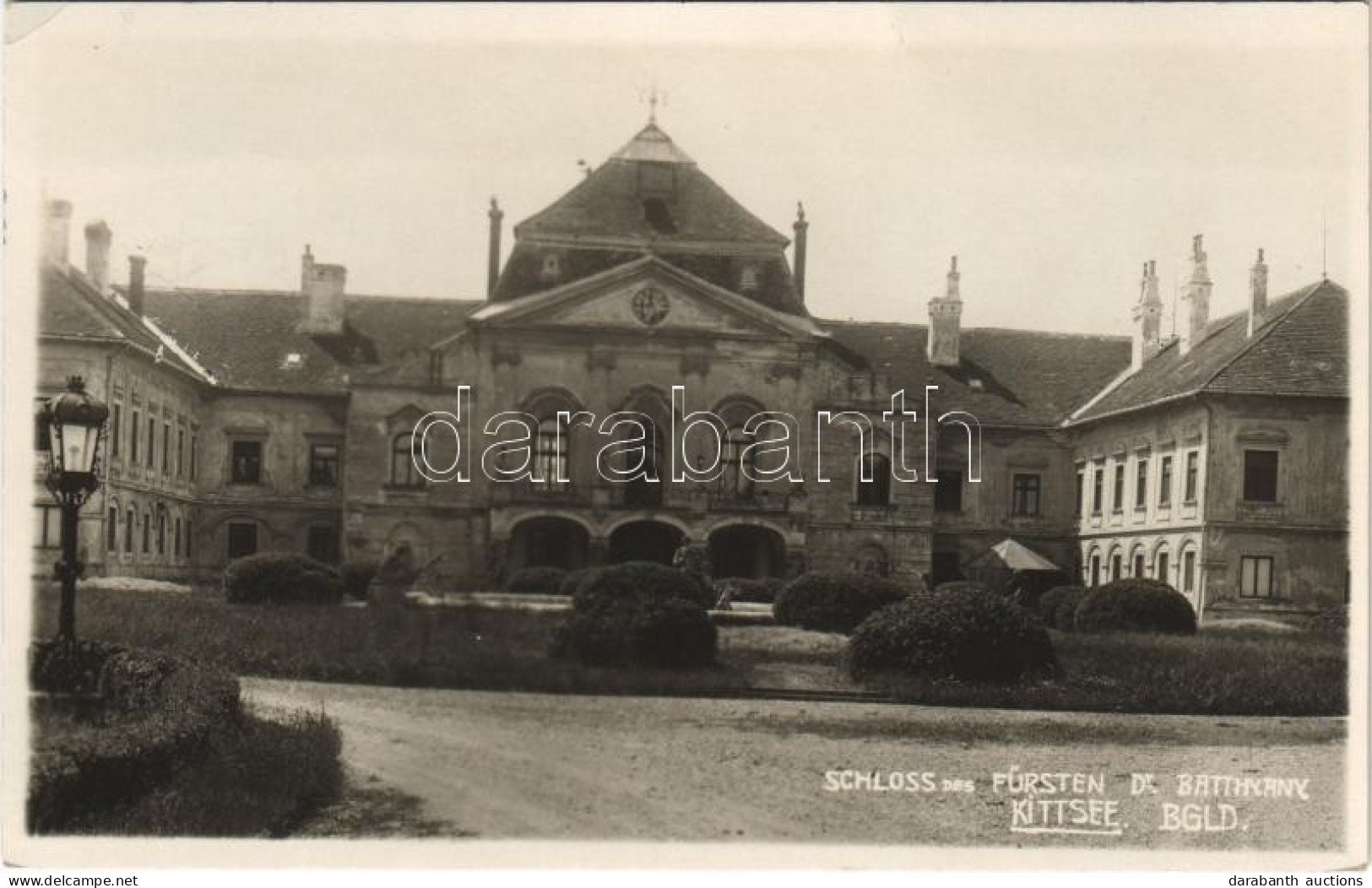 T2/T3 1934 Köpcsény, Kopcany, Kittsee; Schloss Des Fürsten Dr. Batthyany / Dr. Herceg Batthyány László Kastélya / Castle - Non Classés