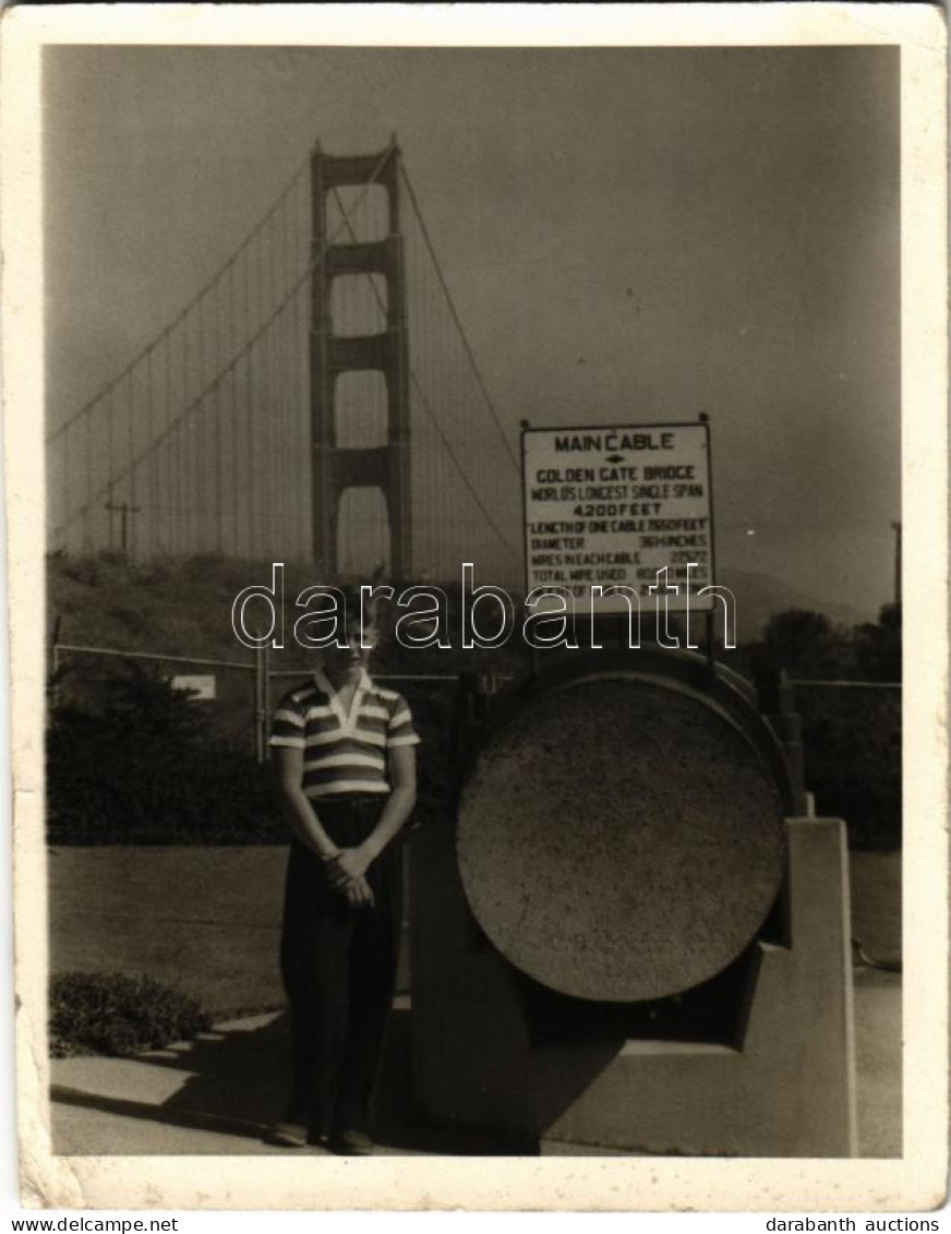 * T2/T3 San Francisco, Golden Gate Bridge, Main Cable (The World's Longest Single Span). Photo (EB) - Unclassified