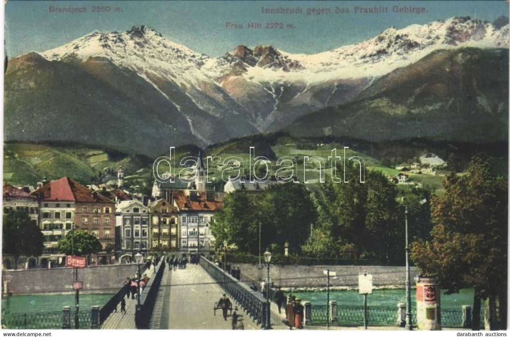 ** T2 Innsbruck (Tirol), Gegen Das Frauhitt Gebirge. Brandjoch, Frau Hitt / Mountains, Bridge - Sin Clasificación