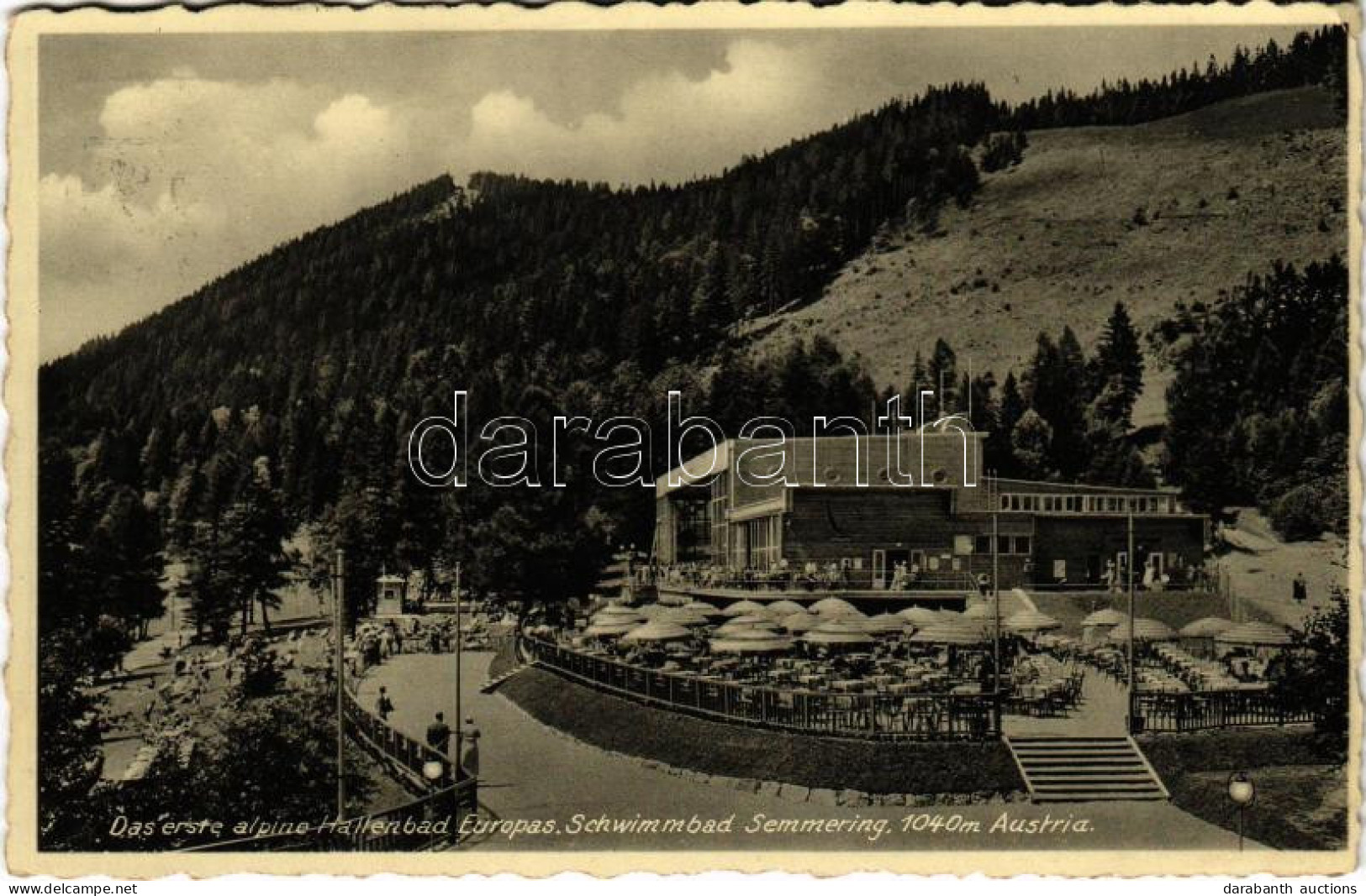T2/T3 1934 Semmering, Das Erste Alpine Hallenbad Europas, Schwimmbad / Alpine Swimming Pool (EK) - Non Classés