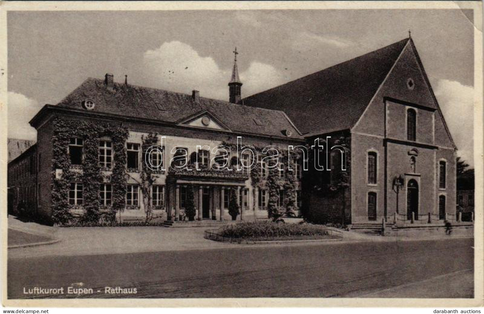 T2/T3 1940 Eupen, Rathaus / Town Hall + So. Stpl (EK) - Unclassified