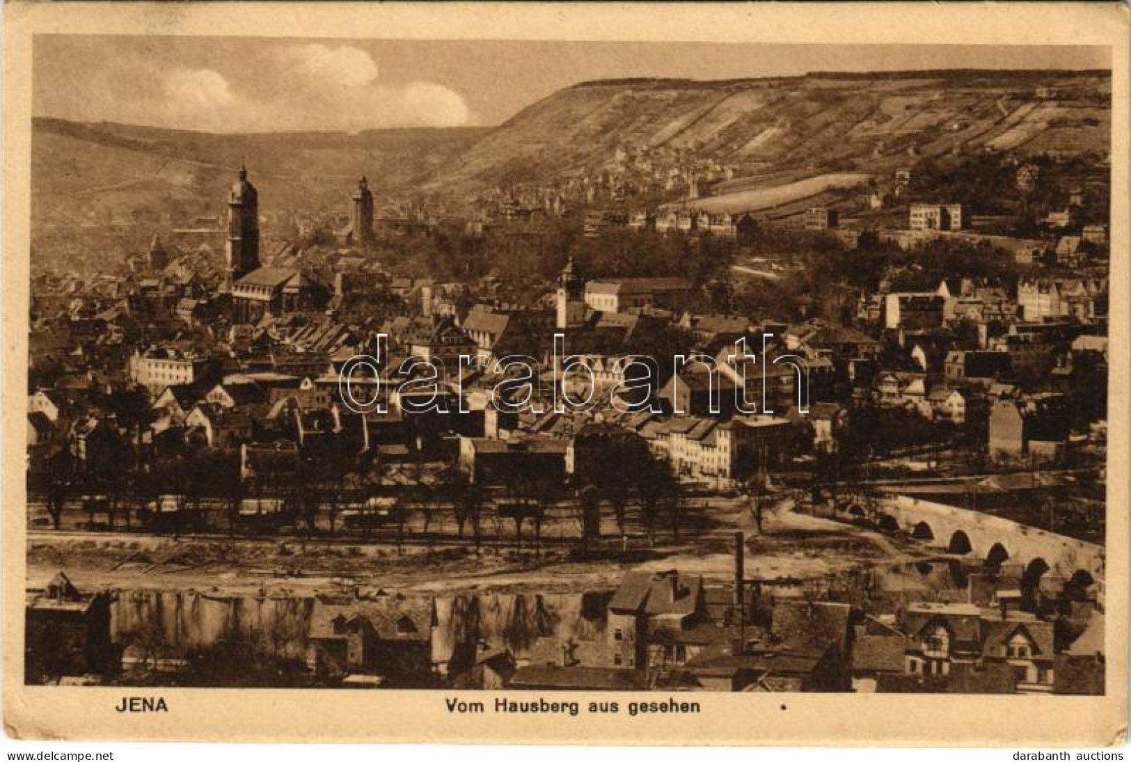 T2/T3 1913 Jena, Vom Hausberg Aus Gesehen / General View, Bridge (EB) - Non Classés