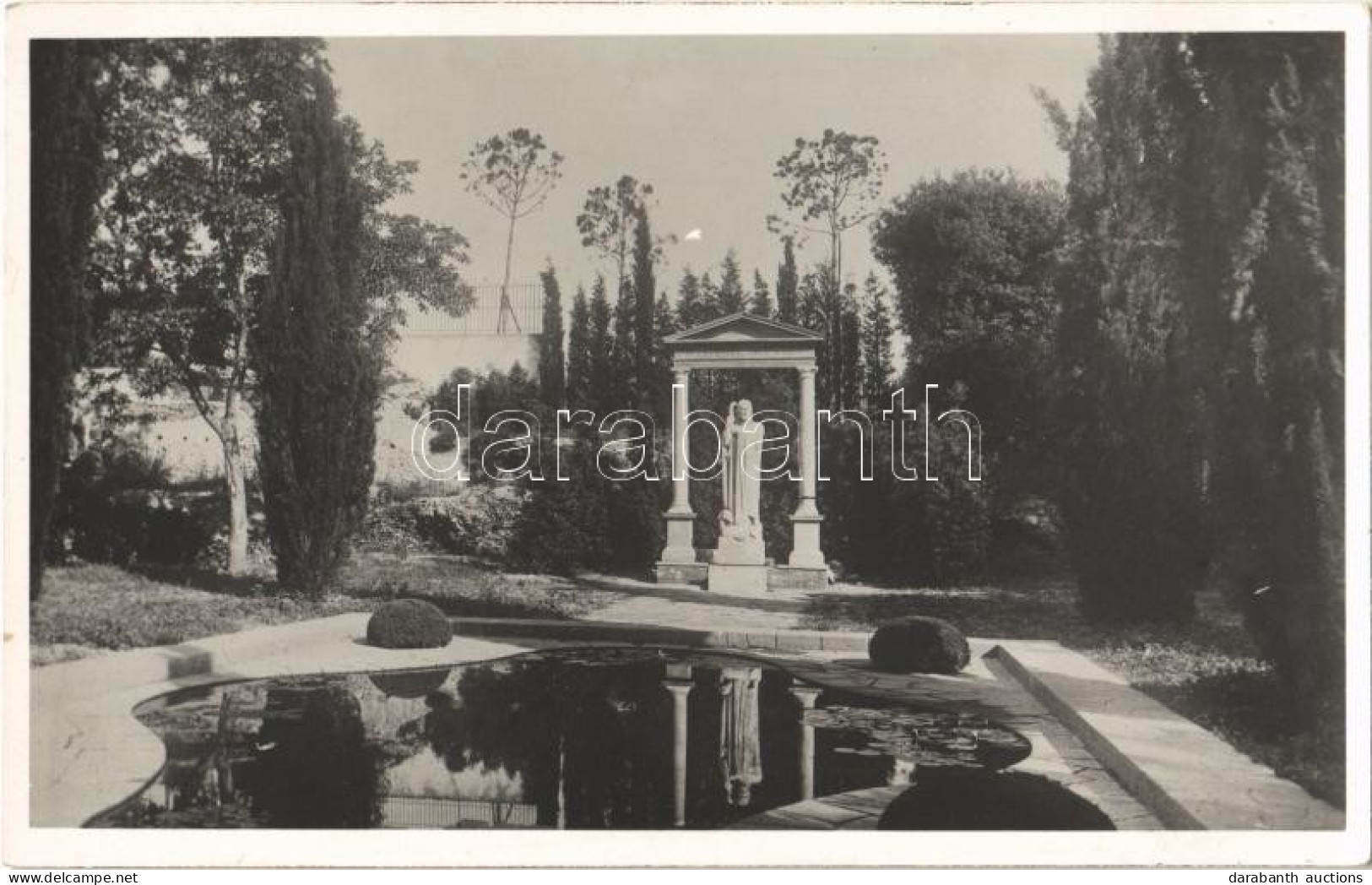 ** T2 Castel Gandolfo, La Residenza Papale, La Statua Del Buon Pastore / Papal Residence, Garden, Statue - Sin Clasificación