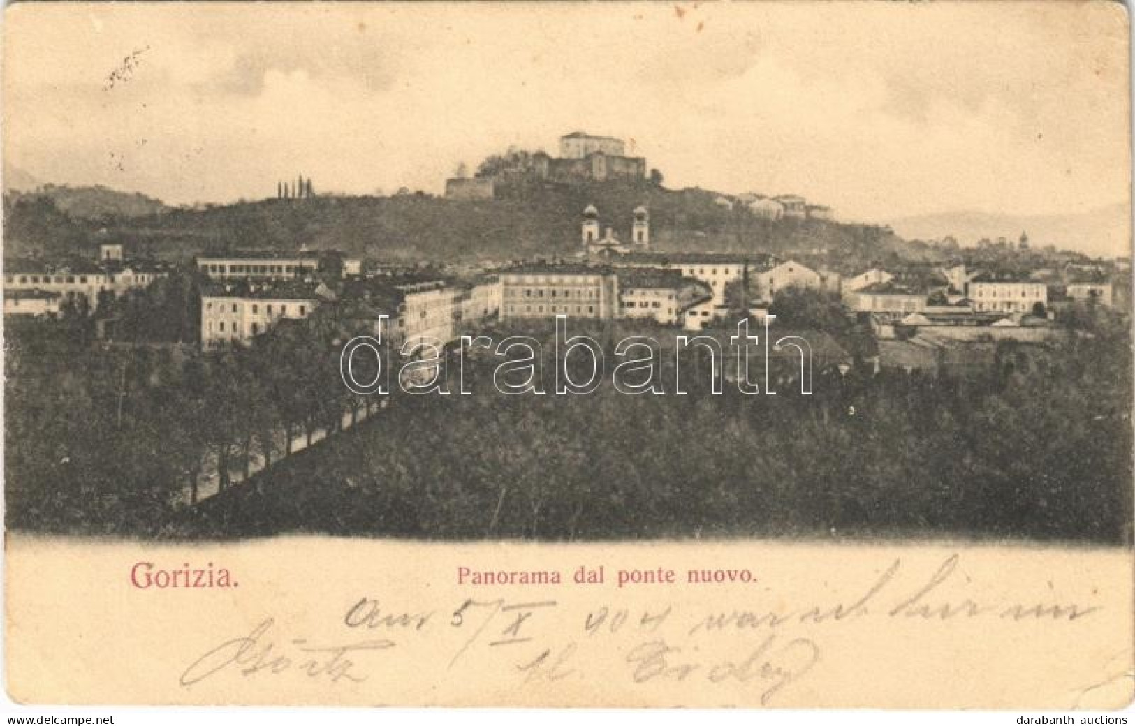 * T2/T3 1904 Gorizia, Görz, Gorica; Panorama Dal Ponte Nuovo / Panorama From The New Bridge (EK) - Ohne Zuordnung