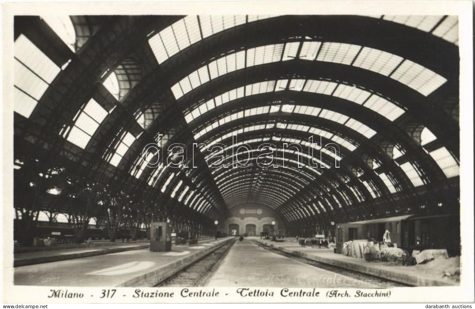 ** T2/T3 Milano, Stazione Centrale, Tettoia Centrale / Railway Station Interior, Roof - Non Classés