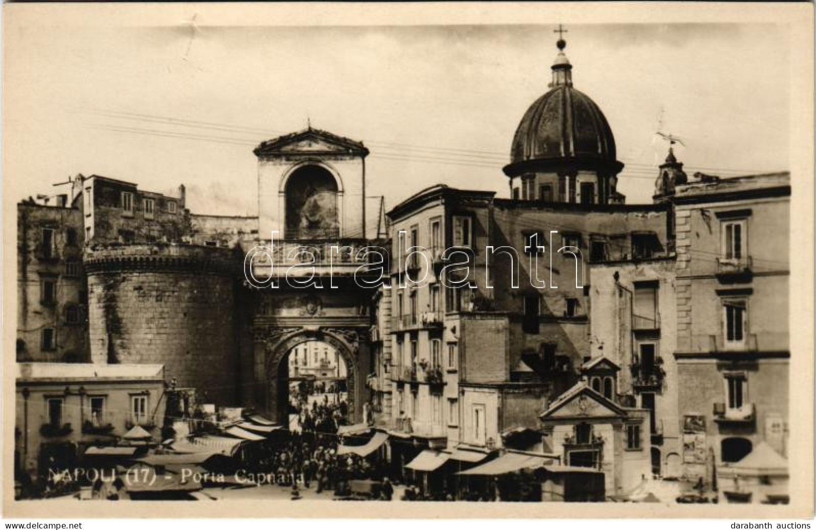 ** T4 Napoli, Naples; Porta Capuana / Market, Gate (b) - Ohne Zuordnung