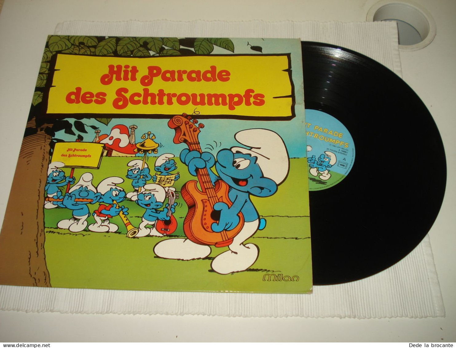 B14 / Hit Parade Des Schtroumpfs - Peyo - LP - A 150 051 - FR 1981  EX/EX - Children