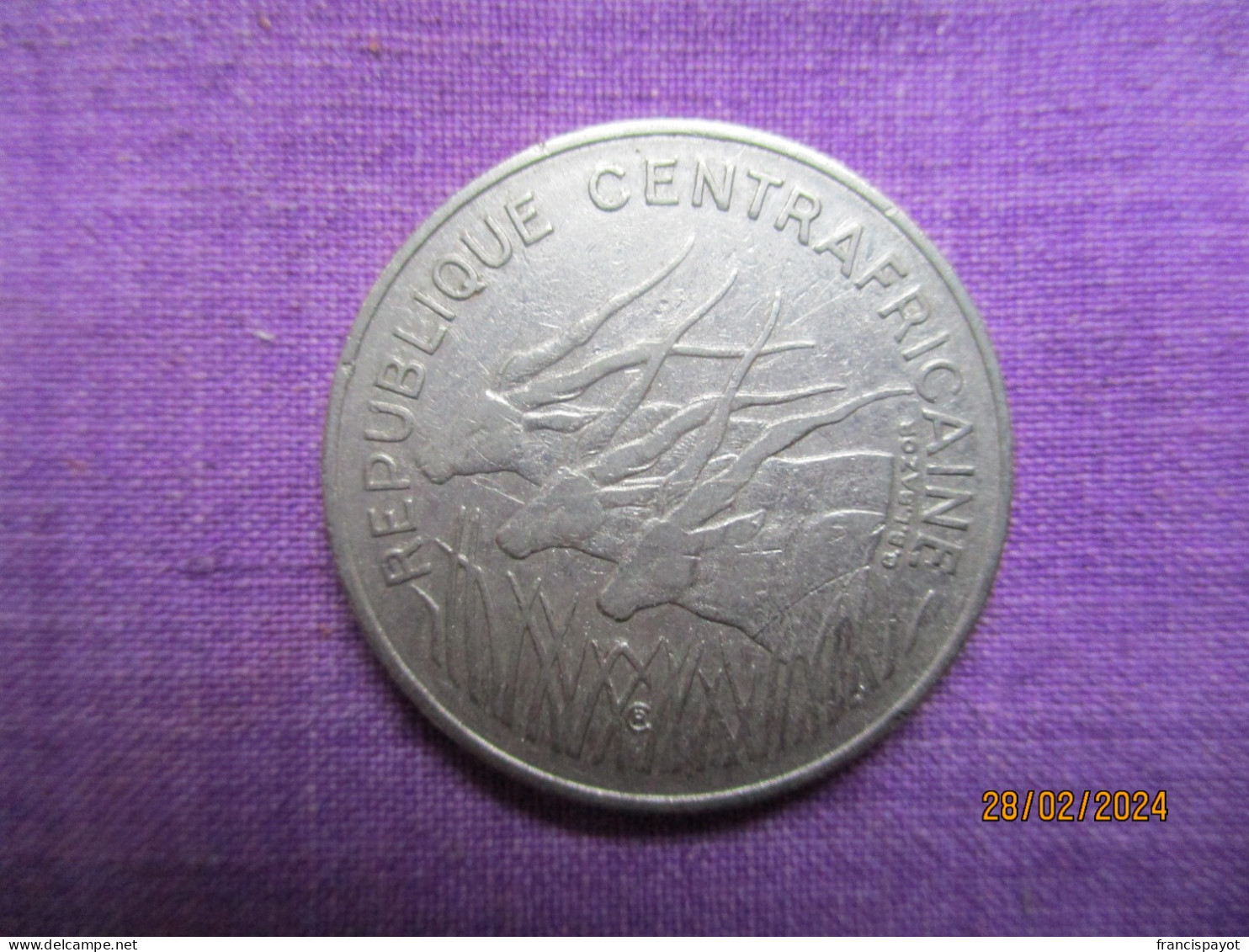 République Centrafricaine: 100 Francs CFA 1971 - Central African Republic