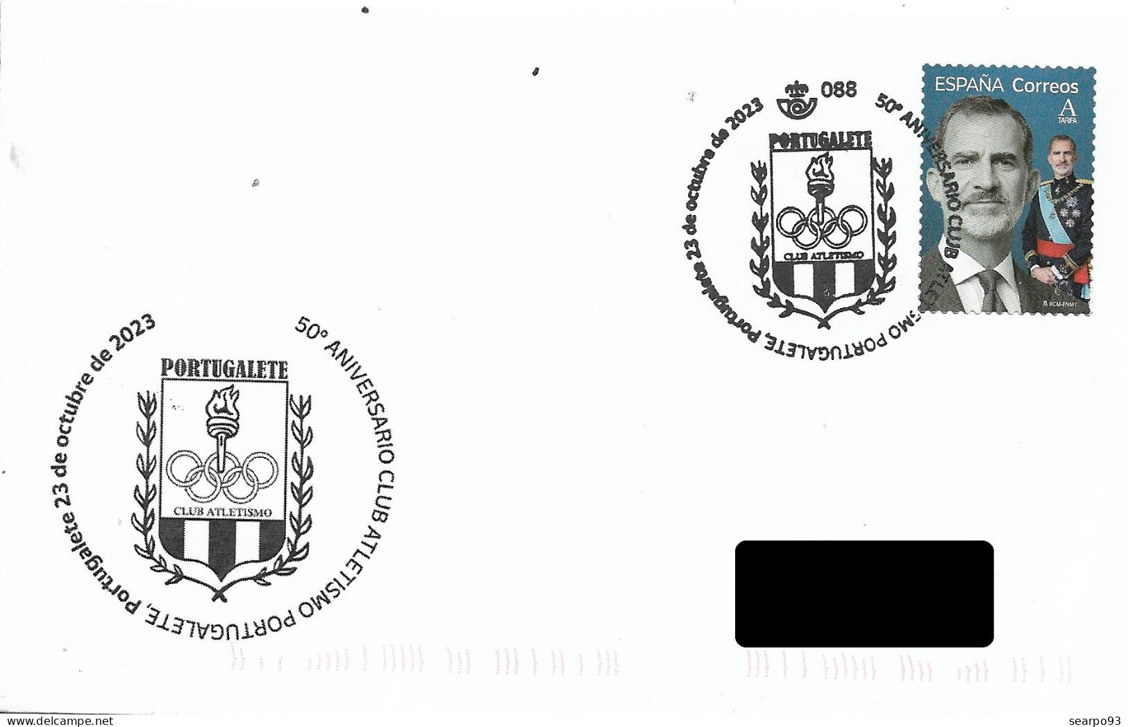 SPAIN. POSTMARK. 50th ANNIVERSARY PORTUGALETE ATHLETISM CLUB. 2023 - Other & Unclassified