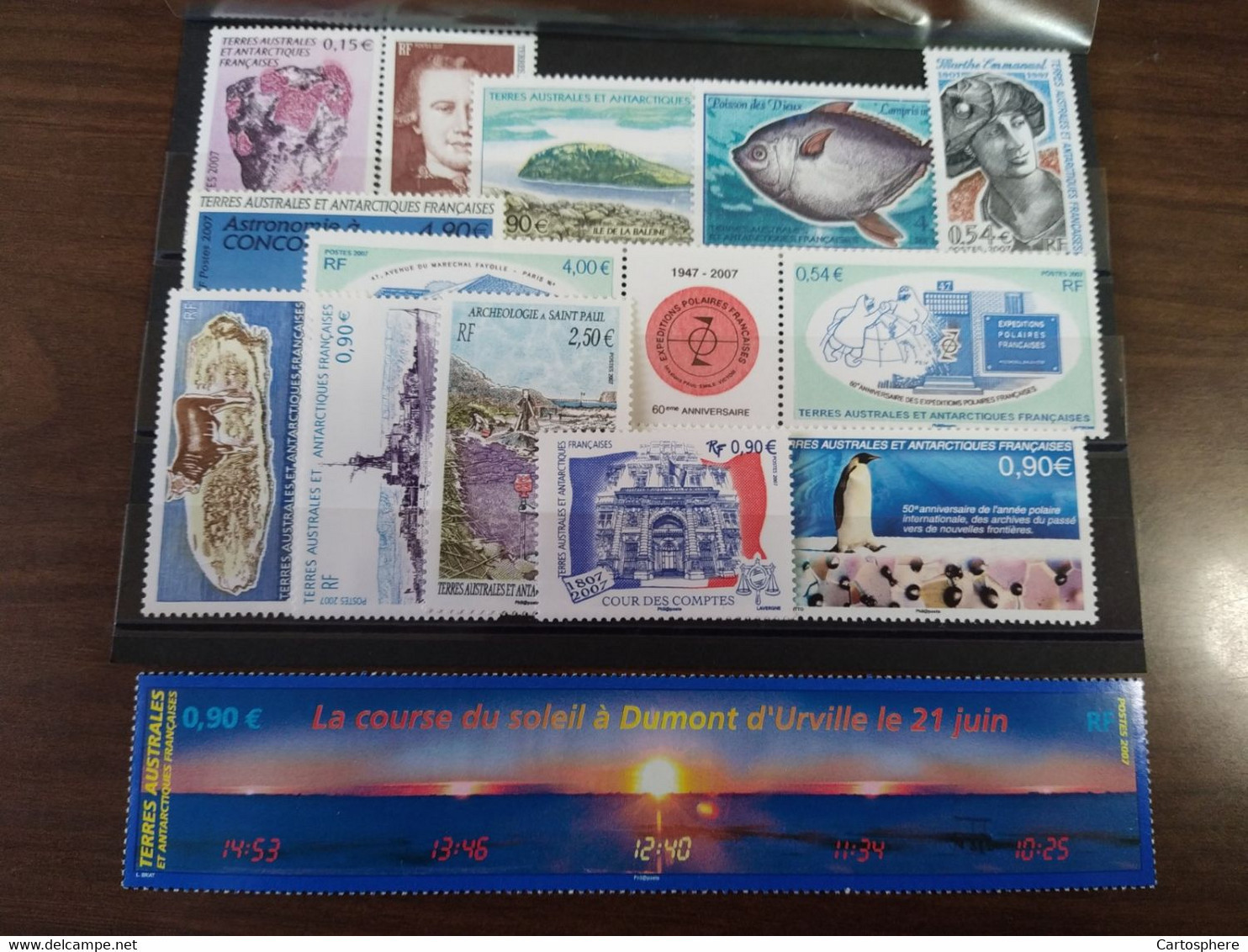 TAAF 2007 Année Complète** Avec BF Sans Carnet  MNH - Unused Stamps