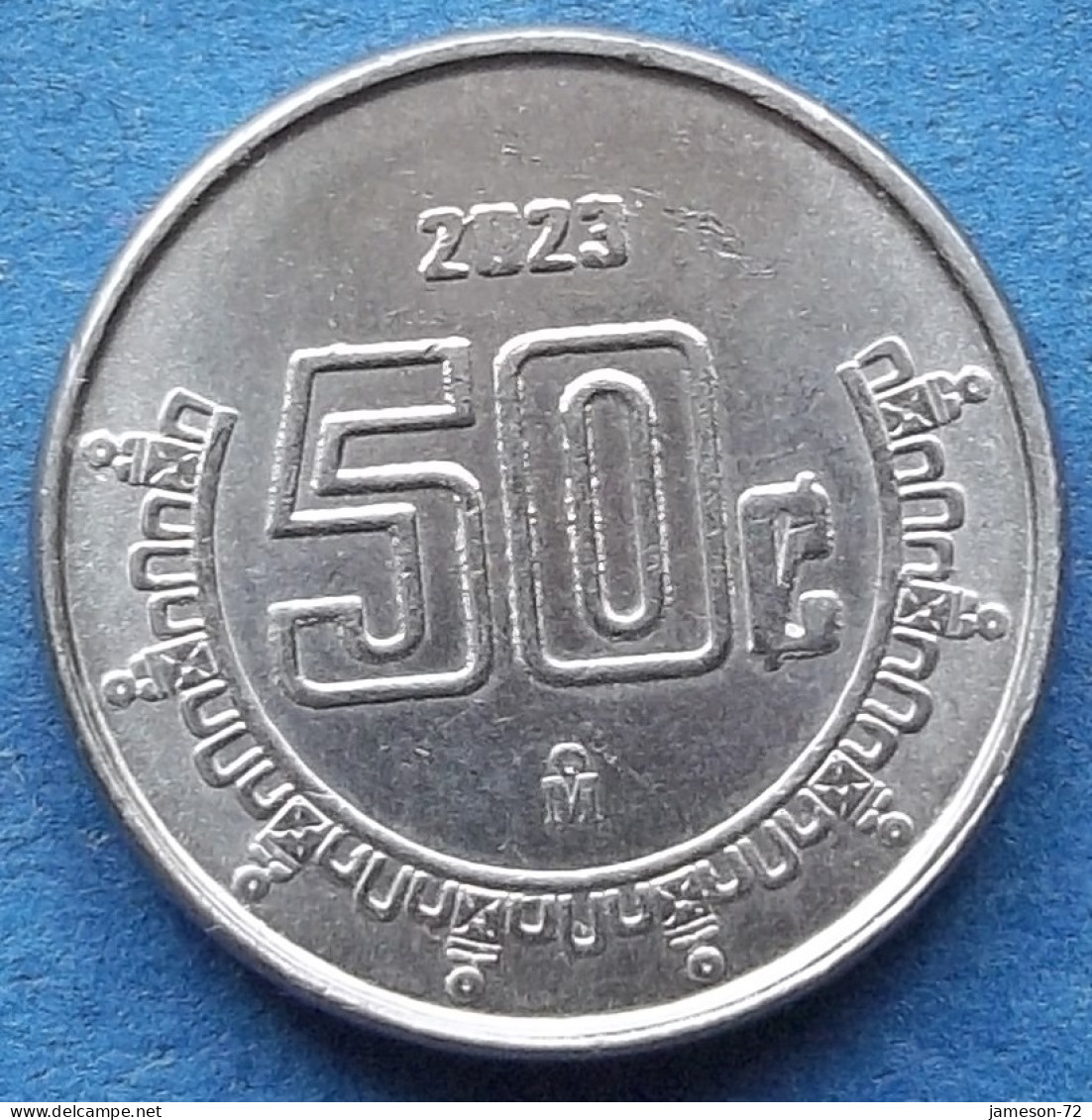 MEXICO - 50 Centavos 2023 Mo KM# 936 Estados Unidos Mexicanos Monetary Reform (1993) - Edelweiss Coins - Messico