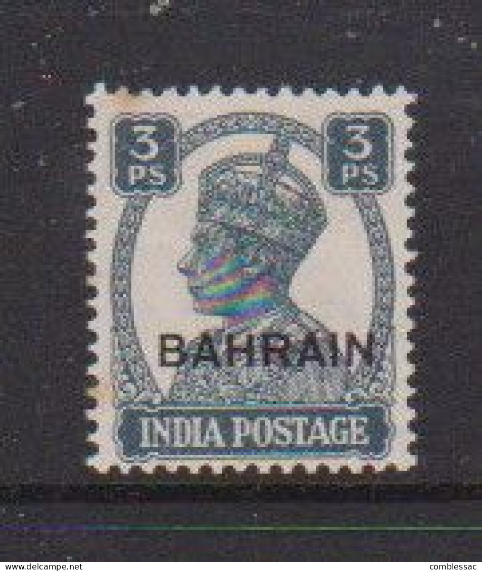 BAHRAIN    1942    3p  Slate    MH - Bahrain (...-1965)