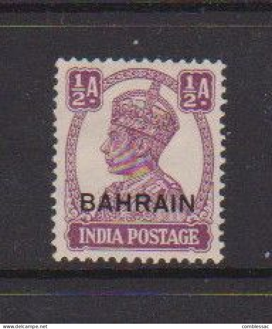 BAHRAIN    1942    1/2a  Mauve    MH - Bahrein (...-1965)