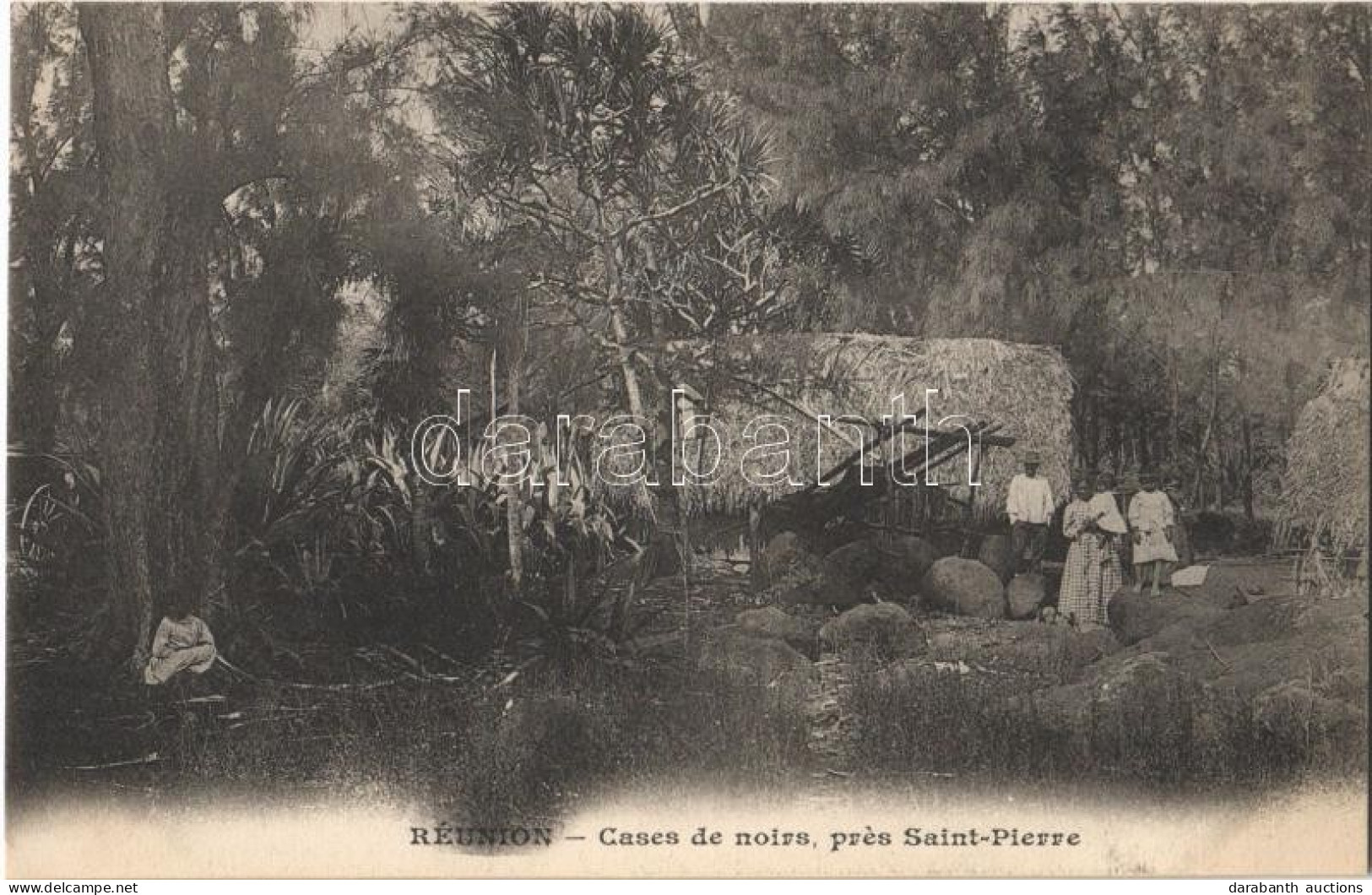 ** T1 Saint-Pierre, Cases De Noirs / Natives Houses - Unclassified