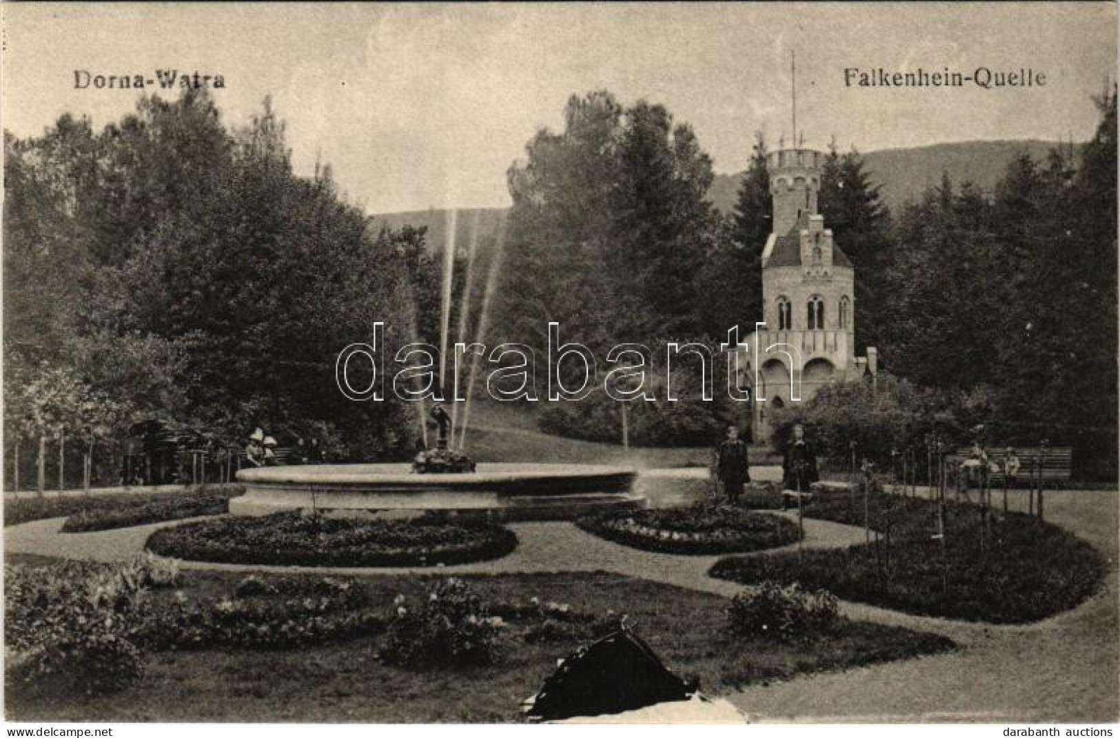 ** T2 Vatra Dornei, Dornavátra, Bad Dorna-Watra (Bukovina, Bukowina); Falkenhein Quelle / Spa, Spring Source - Non Classificati