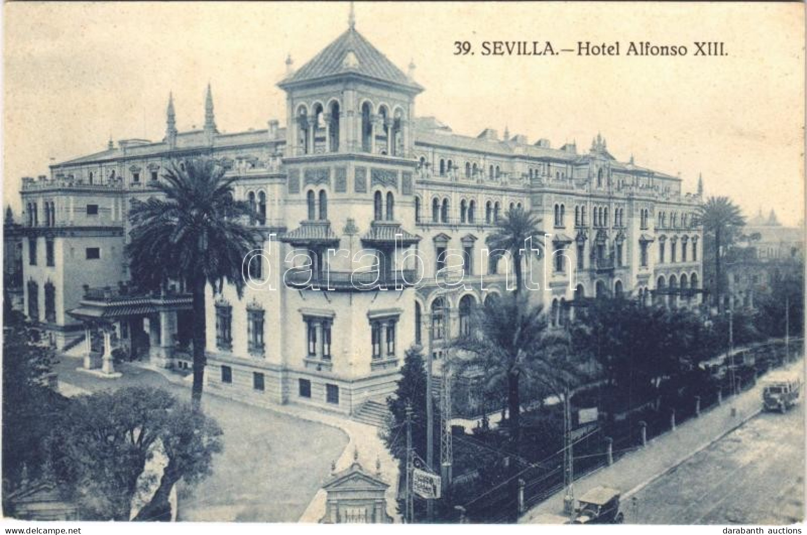 ** T2 Sevilla, Seville; Hotel Alfonso XIII / Hotel, Automobile - Non Classés